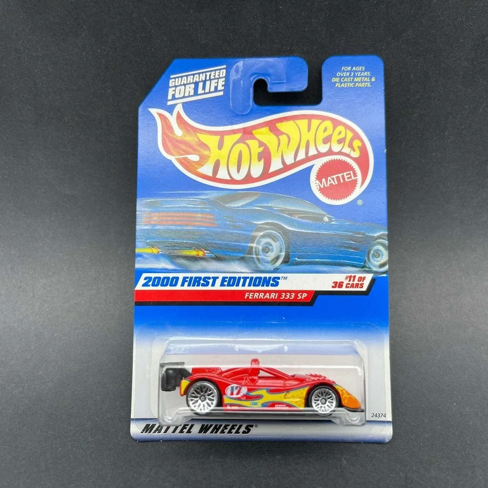 Hot‎ Wheels 2000 First Editions Ferrari 333 SP Street Race Car Red Diecast 1/64